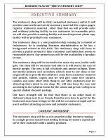 Page 2: Business plan "The stationery shop"