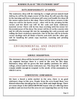 Page 4: Business plan "The stationery shop"